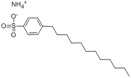Benzenesulfonicacid, dodecyl-, ammonium salt (1:1)